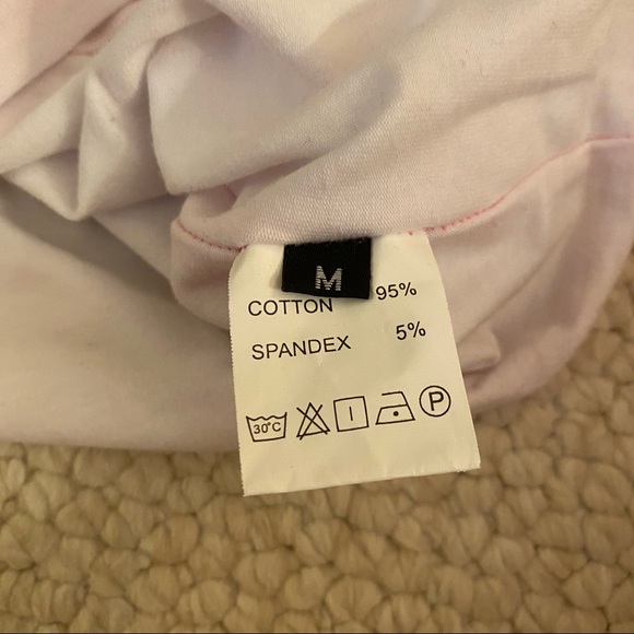 Inside out style crop top with stitching - Picture 2 of 2